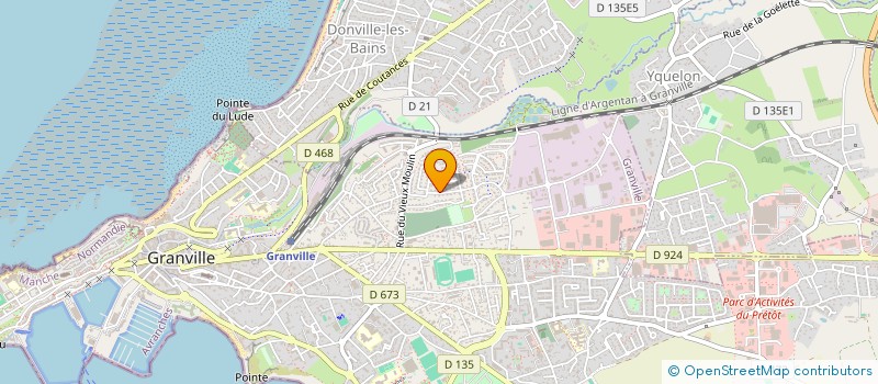 localisation de l'entreprise SYNDIC COPRO 69-71 RUE DES JUIFS  GRANVILLE