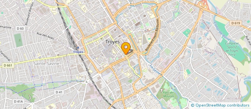 localisation de l'entreprise SYNDIC COPRO 71 RUE RAYMOND POINCARE  TROYES