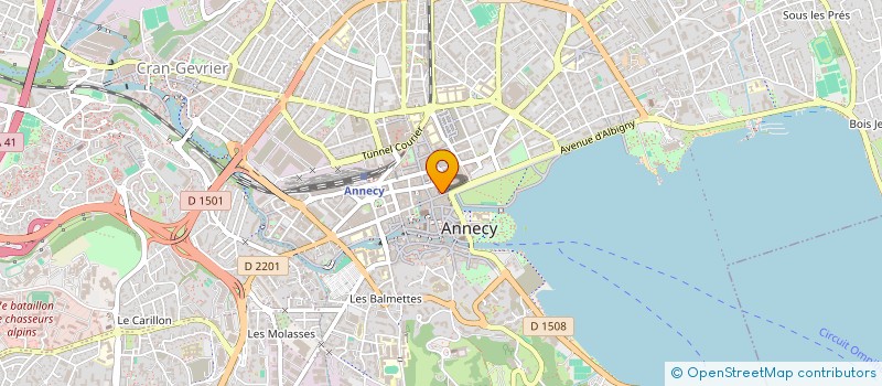 localisation de l'entreprise SYNDIC COPRO 8 RUE DU PAQUIER  ANNECY