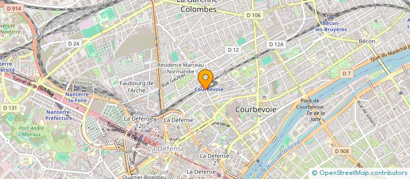 localisation de l'entreprise SYNDIC COPRO 81 R DE BEZONS 92 COURBEVOI à COURBEVOIE