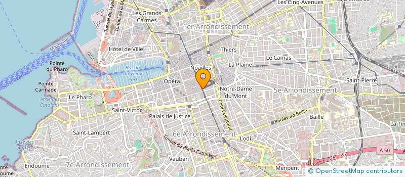 localisation de l'entreprise SYNDIC COPRO 83 RUE DE ROME à MARSEILLE