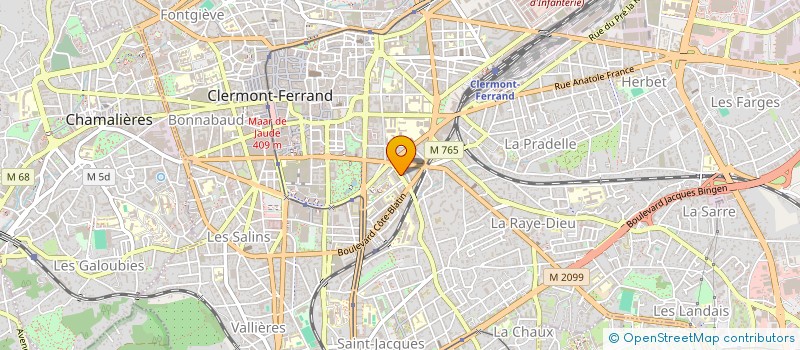 localisation de l'entreprise SYNDIC COPRO 9 AV LEON BLUM  CLERMONT-FERRAND