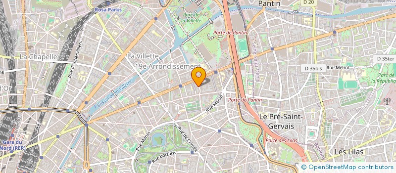 localisation de l'entreprise SYNDIC COPRO 9 B RUE DU HAINAUT  PARIS