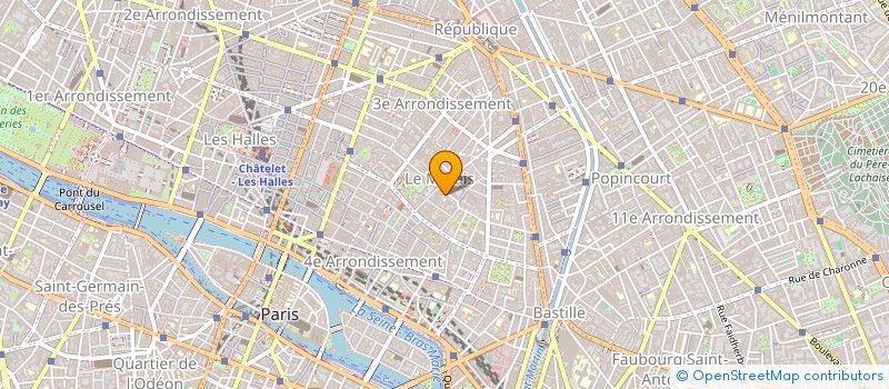 localisation de l'entreprise SYNDIC COPRO 9 RUE DE LA PERLE  PARIS