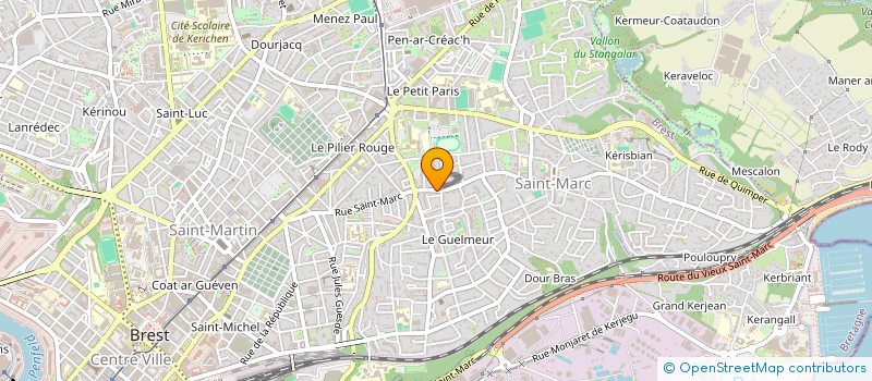 localisation de l'entreprise SYNDIC COPRO 9 RUE DE VERDUN à BREST