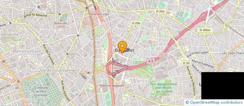 localisation de l'entreprise SYNDIC COPRO 9 RUE MARCEAU à BAGNOLET