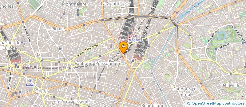 localisation de l'entreprise SYNDIC COPRO 94-96 BD DE MAGENTA  PARIS