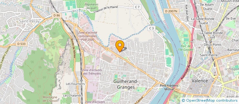 localisation de l'entreprise SYNDIC COPRO AIR LUMIERE  GUILHERAND GRANGES