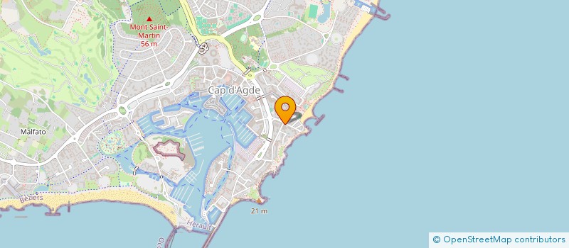 localisation de l'entreprise SYNDIC COPRO BEVERLEY HILLS  AGDE