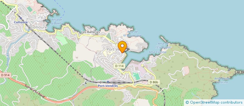 localisation de l'entreprise SYNDIC COPRO BLANC BELLEVUE  PORT-VENDRES