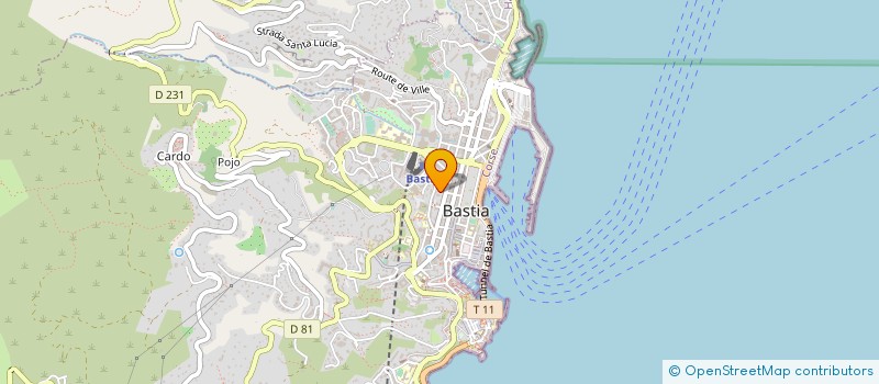 localisation de l'entreprise SYNDIC COPRO CAMPINCHI à BASTIA