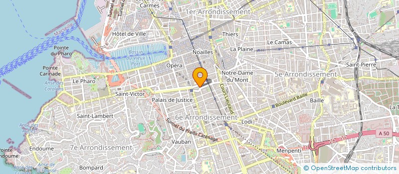 localisation de l'entreprise SYNDIC COPRO DE LA MAURELETTE à MARSEILLE