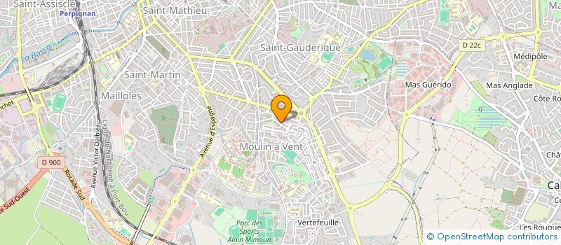 localisation de l'entreprise SYNDIC COPRO DE LA RESIDENCE  PERPIGNAN