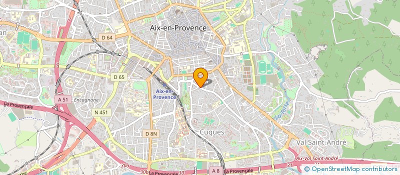localisation de l'entreprise SYNDIC COPRO DE LA RESIDENCE VIVALDI à AIX-EN-PROVENCE