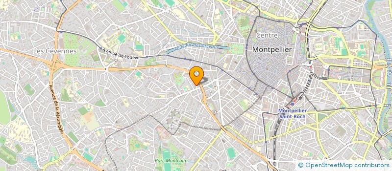 localisation de l'entreprise SYNDIC COPRO DES AIGRETTES à MONTPELLIER