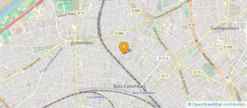 localisation de l'entreprise SYNDIC COPRO DU 10 RUE DESIRE RAMELET  COLOMBES