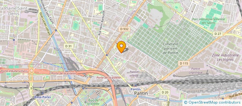 localisation de l'entreprise SYNDIC COPRO DU 17  AVE WEBER  PANTIN