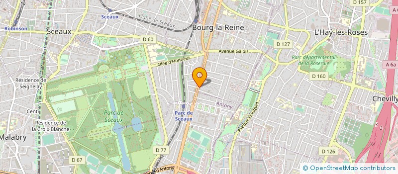 localisation de l'entreprise SYNDIC COPRO DU 177 AV DU GAL LECLERC à BOURG-LA-REINE