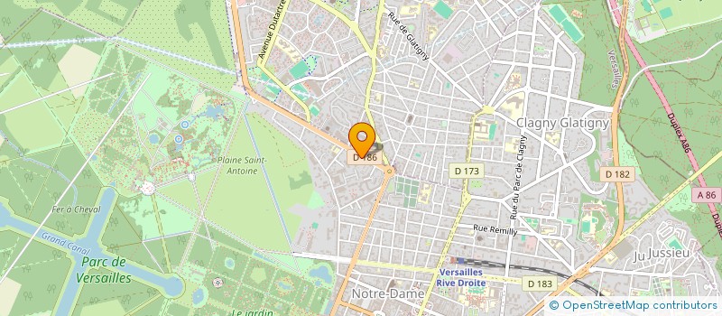 localisation de l'entreprise SYNDIC COPRO DU 19 BD ST ANTOINE à VERSAILLES