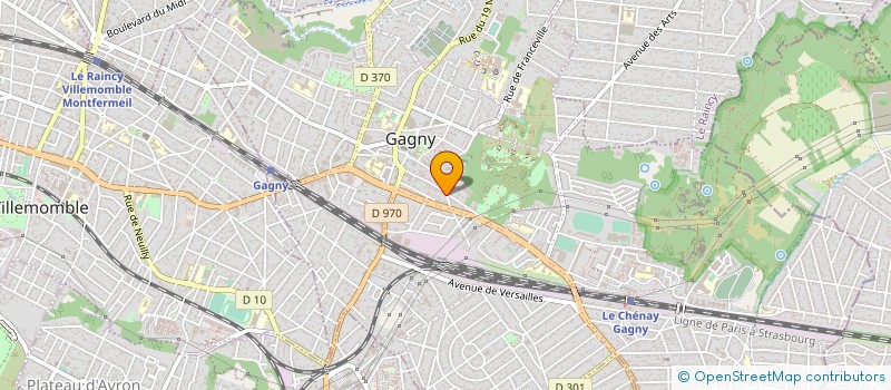 localisation de l'entreprise SYNDIC COPRO DU 2 CHEMIN DES 22 ARPENTS à GAGNY