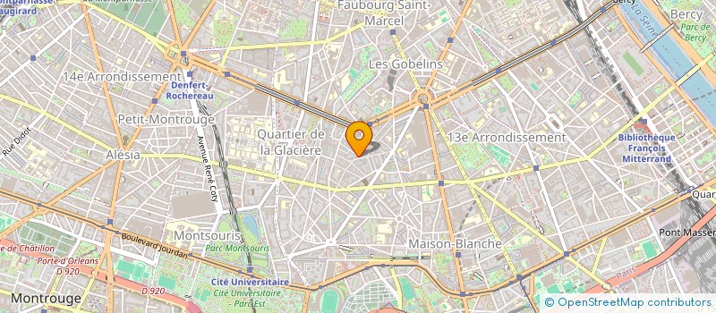 localisation de l'entreprise SYNDIC COPRO DU 2 RUE ALPHAND PARIS 13  PARIS