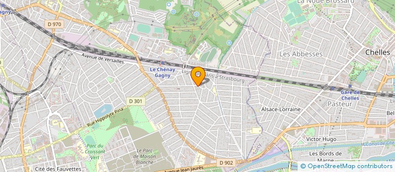 localisation de l'entreprise SYNDIC COPRO DU 2 RUE DE L'HORLOGE à GAGNY