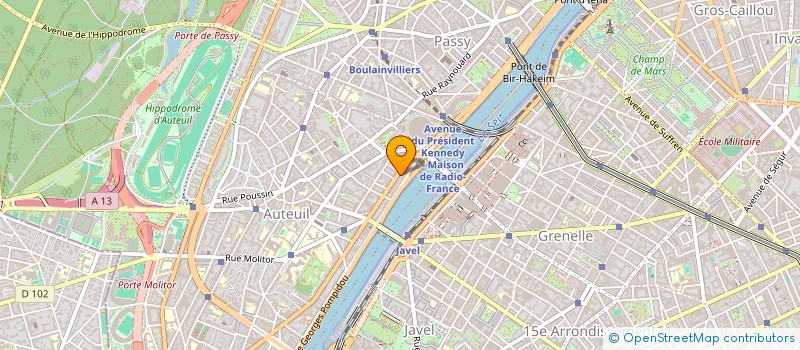 localisation de l'entreprise SYNDIC COPRO DU 23 AV DE VERSAILLES  PARIS