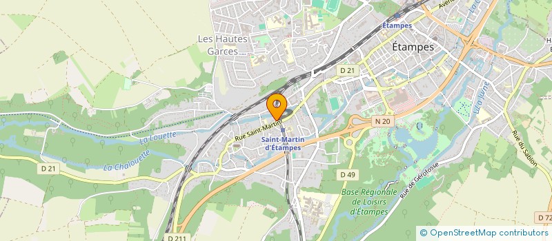 localisation de l'entreprise SYNDIC COPRO DU 26 RUE ST MARTIN à ETAMPES