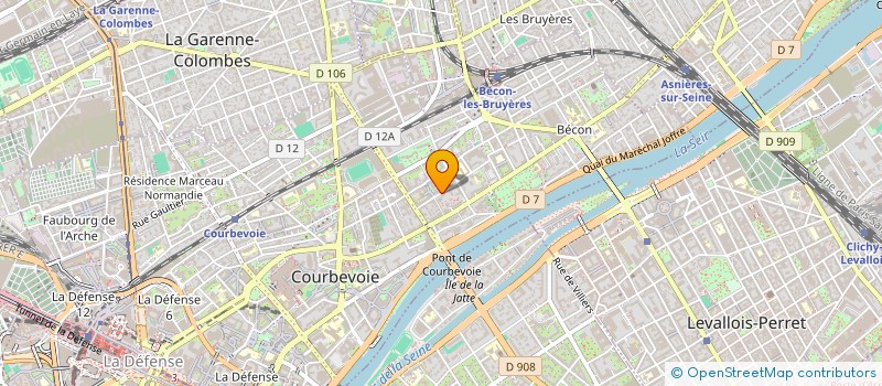localisation de l'entreprise SYNDIC COPRO DU 27 33 R JULES FERRY à COURBEVOIE