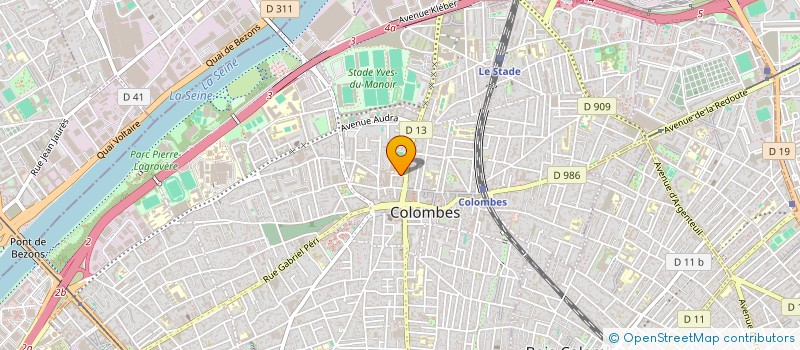 localisation de l'entreprise SYNDIC COPRO DU 3&5 RUE D'ORLEANS  COLOMBES