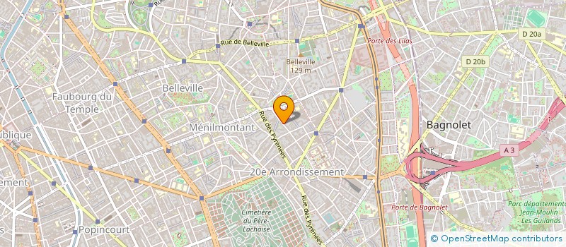 localisation de l'entreprise SYNDIC COPRO DU 38 R DE LA CHINE  PARIS