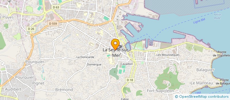 localisation de l'entreprise SYNDIC COPRO DU 44 RUE D ALSACE à LA SEYNE-SUR-MER