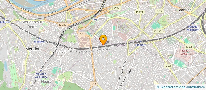 localisation de l'entreprise SYNDIC COPRO DU 60 R F.BUISSON à ISSY-LES-MOULINEAUX