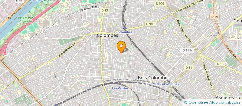 localisation de l'entreprise SYNDIC COPRO DU 72 R DES CERISIERS  COLOMBES