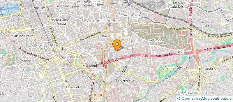 localisation de l'entreprise SYNDIC COPRO ESPACE TIMONE à MARSEILLE