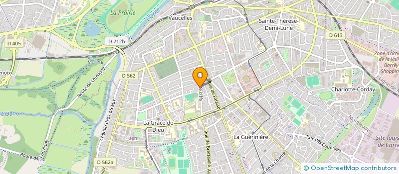 localisation de l'entreprise SYNDIC COPRO EUSTECHE RESTOUT à CAEN