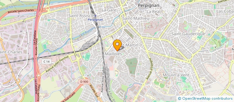 localisation de l'entreprise SYNDIC COPRO FONTAINE ST MARTIN  PERPIGNAN