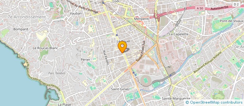 localisation de l'entreprise SYNDIC COPRO GARAGES MERMOZ à MARSEILLE