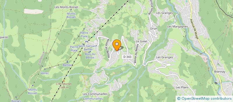 localisation de l'entreprise SYNDIC COPRO HORIZONTALE  SAINT GERVAIS LES BAINS