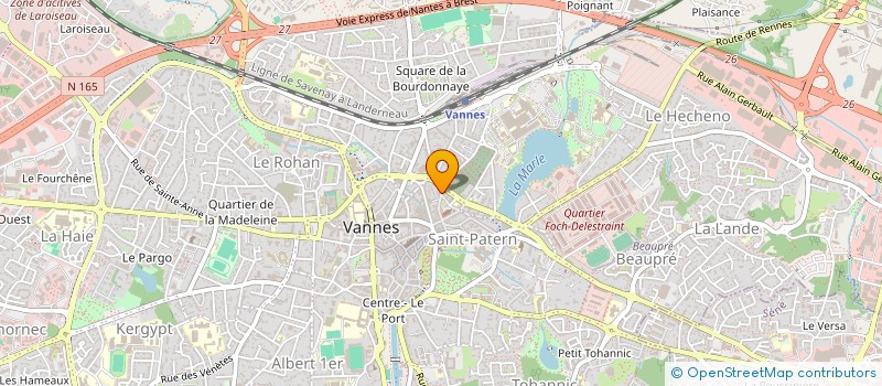 localisation de l'entreprise SYNDIC COPRO IMB 43 R DE LA FONTAINE à VANNES