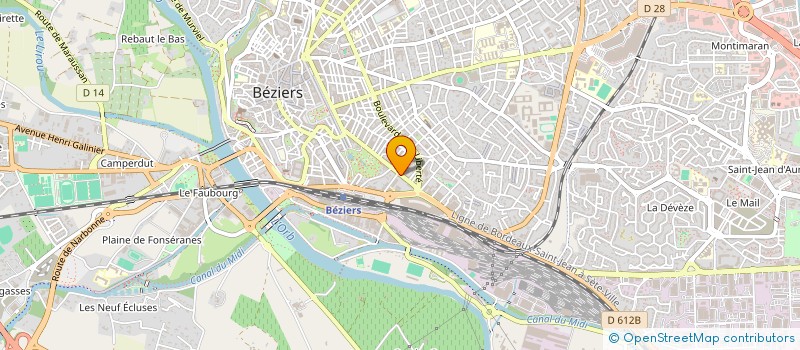 localisation de l'entreprise SYNDIC COPRO IMB LE PRESIDENT  BEZIERS