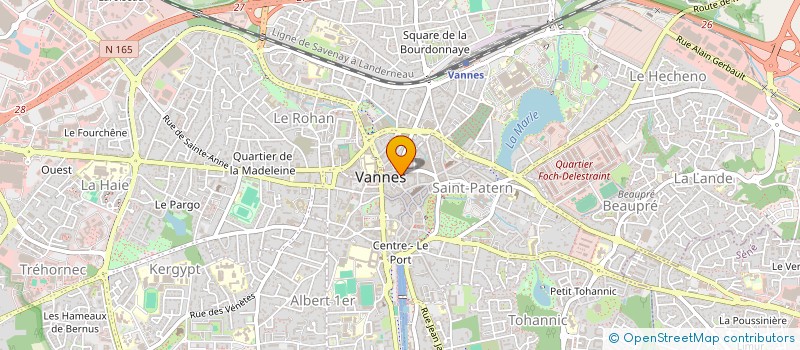 localisation de l'entreprise SYNDIC COPRO IMM 18 R BILLAUT à VANNES