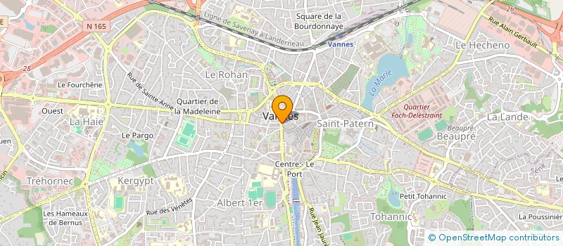 localisation de l'entreprise SYNDIC COPRO IMM 2 R M MARCHAIS à VANNES