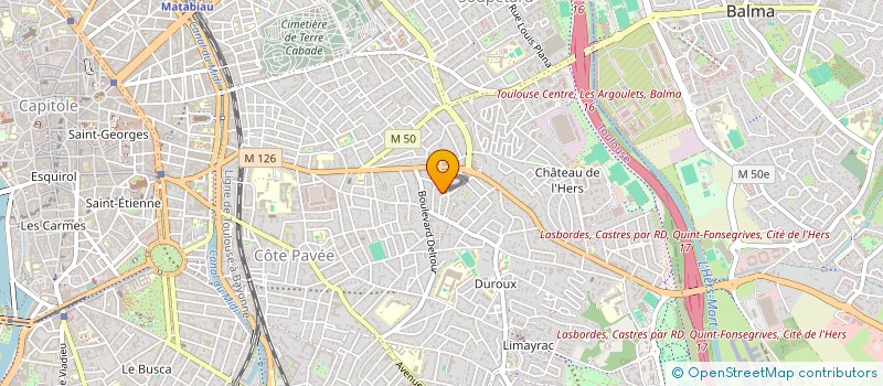 localisation de l'entreprise SYNDIC COPRO IMM 20 RUE MONTSEGUR à TOULOUSE