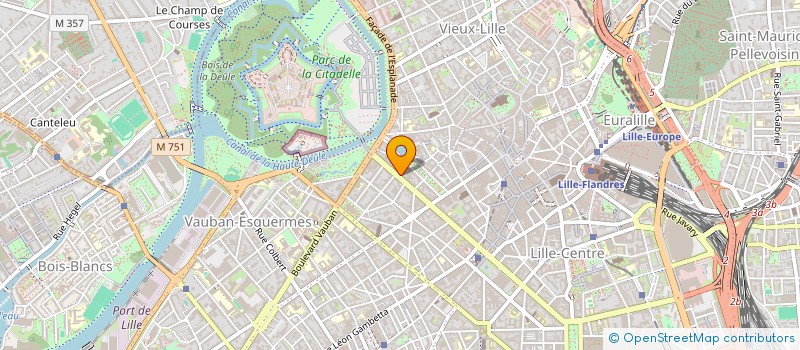 localisation de l'entreprise SYNDIC COPRO IMM 25B BD DE LA LIBERTE à LILLE