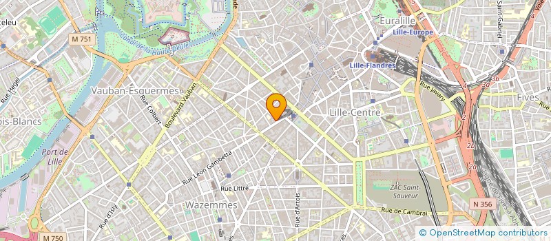 localisation de l'entreprise SYNDIC COPRO IMM 34 RUE DU MAIRE ANDRE à LILLE