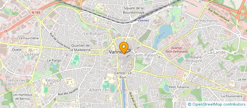 localisation de l'entreprise SYNDIC COPRO IMM 4 RUE BILLAUT à VANNES