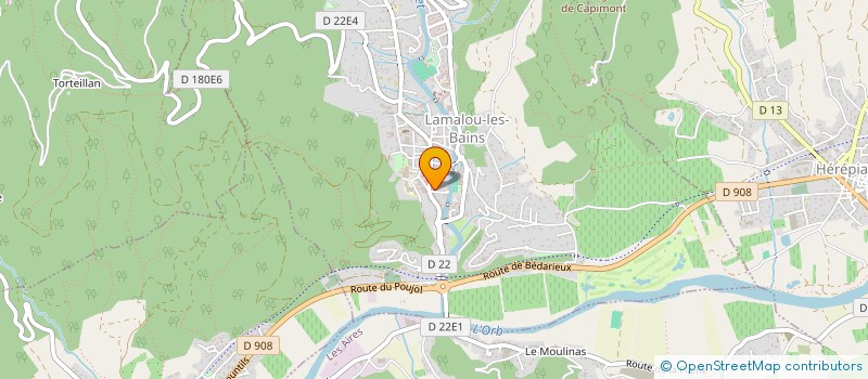 localisation de l'entreprise SYNDIC COPRO IMM CONTINENTAL B  LAMALOU-LES-BAINS