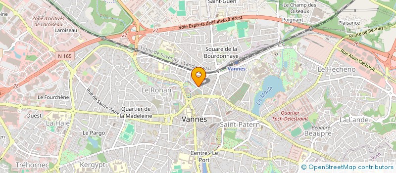 localisation de l'entreprise SYNDIC COPRO IMM DE LA PAIX à VANNES