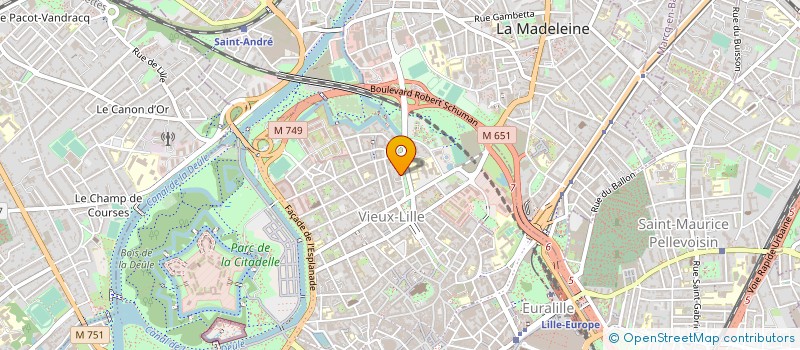 localisation de l'entreprise SYNDIC COPRO IMM JARDINS DU VIEUX LILLE à LILLE